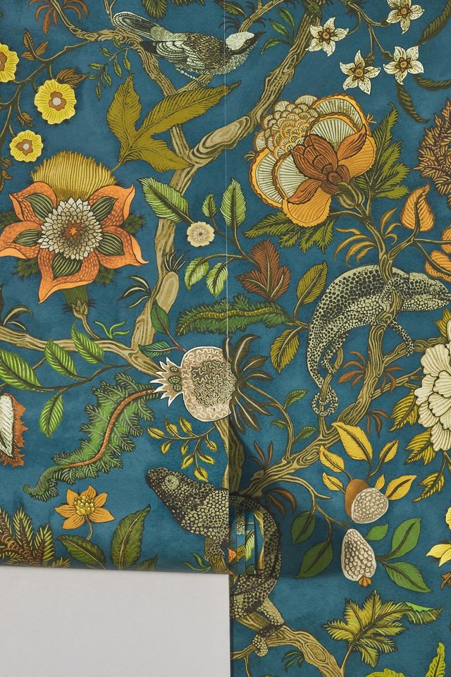 Chameleon Trail Floral Wallpaper #2