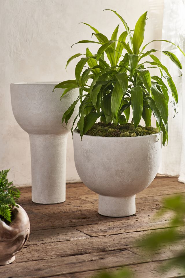 Pedestal Egg Terracotta Planter #2