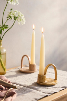 Shop Terrain Unscented Taper Candle Set