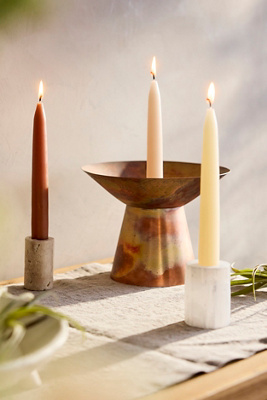 Terrain Unscented Taper Candles, Set Of 6 Mixed