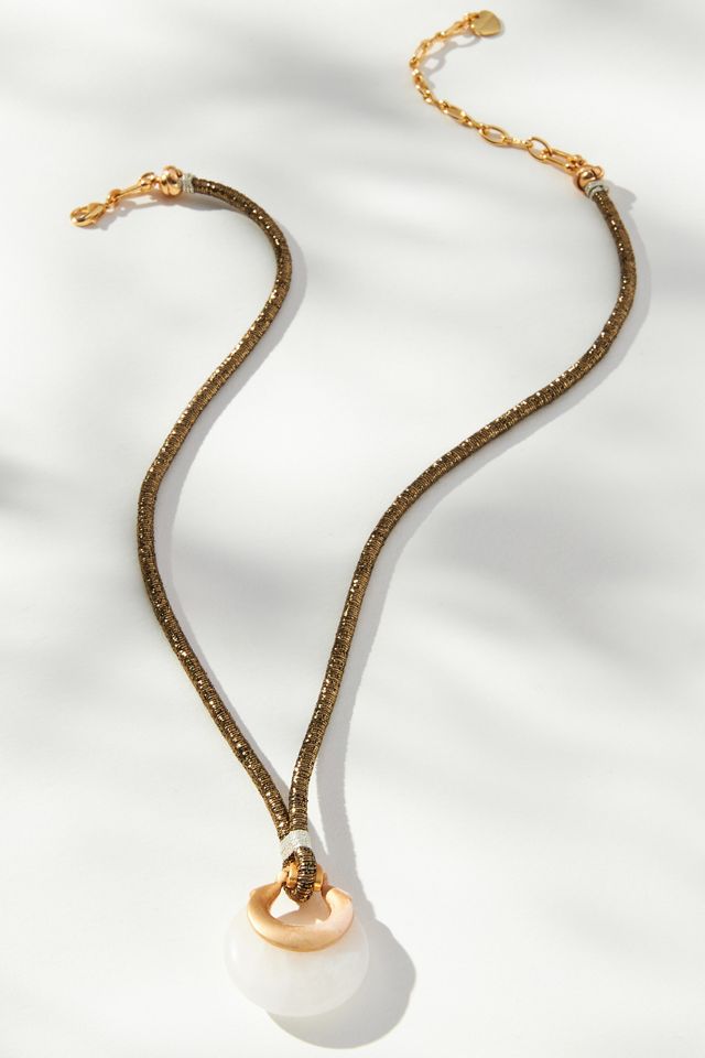 Cord Pendant Necklace #1