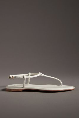 Shop By Anthropologie T-strap Sandals In Beige