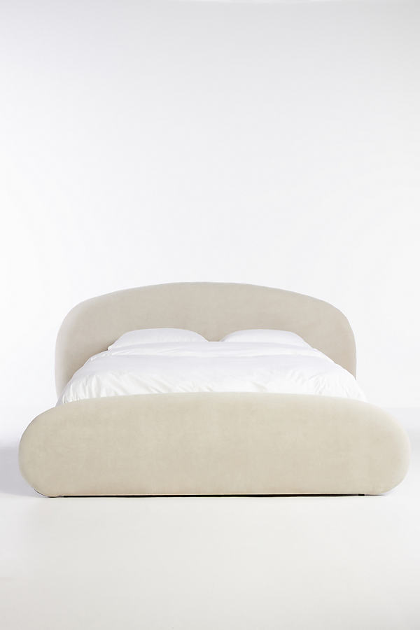 Anthropologie Opal Pebble Bed In White