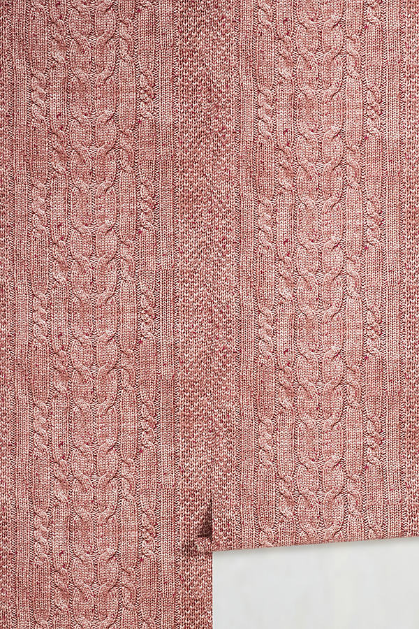 Lingua Franca Cable Knit Wallpaper In Multi