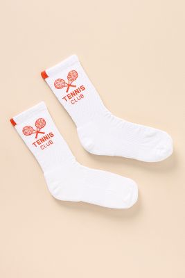 Shop Kule Tennis Socks In White