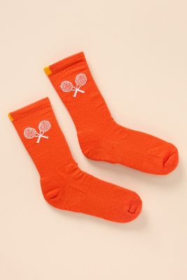Shop Kule Tennis Socks In Red