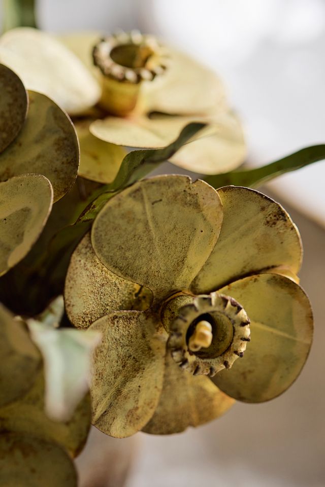 Iron Daffodil Pot #1