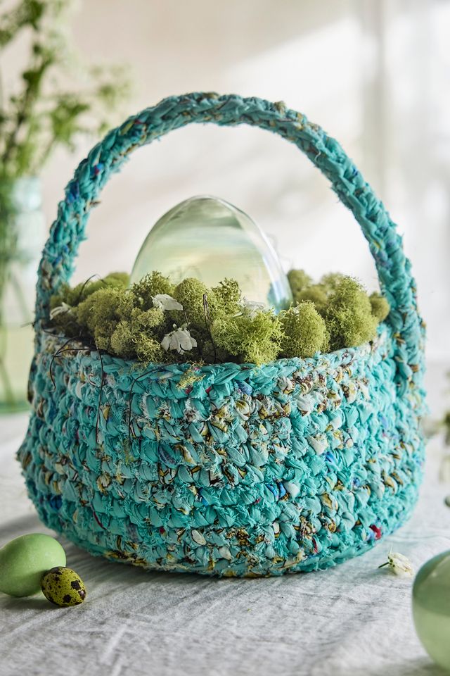 Rag Rug Basket #3