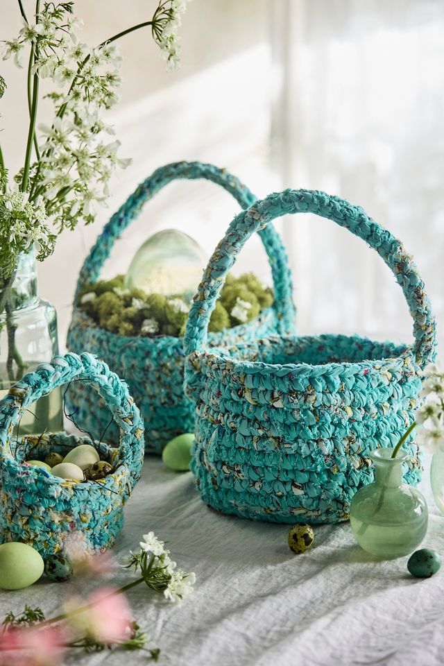 Rag Rug Basket #2