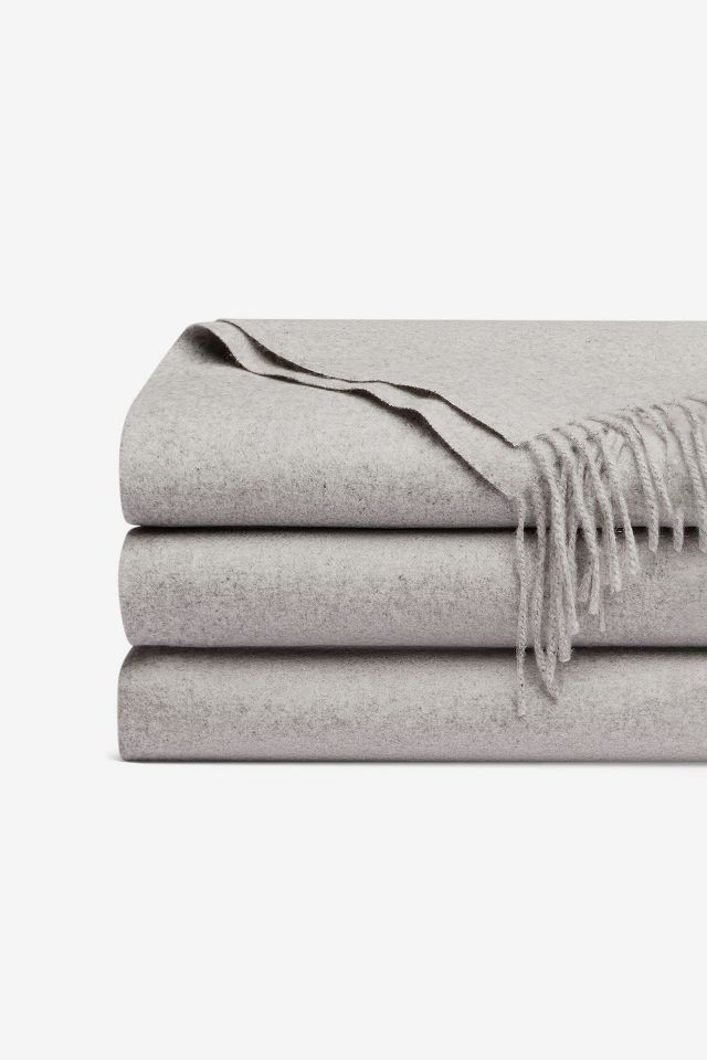 Cozy Earth Oversized Cashmere Tassel Blanket