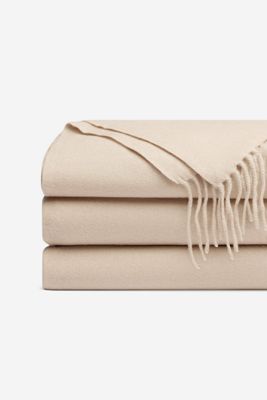 Cozy Earth Cashmere Tassel Blanket