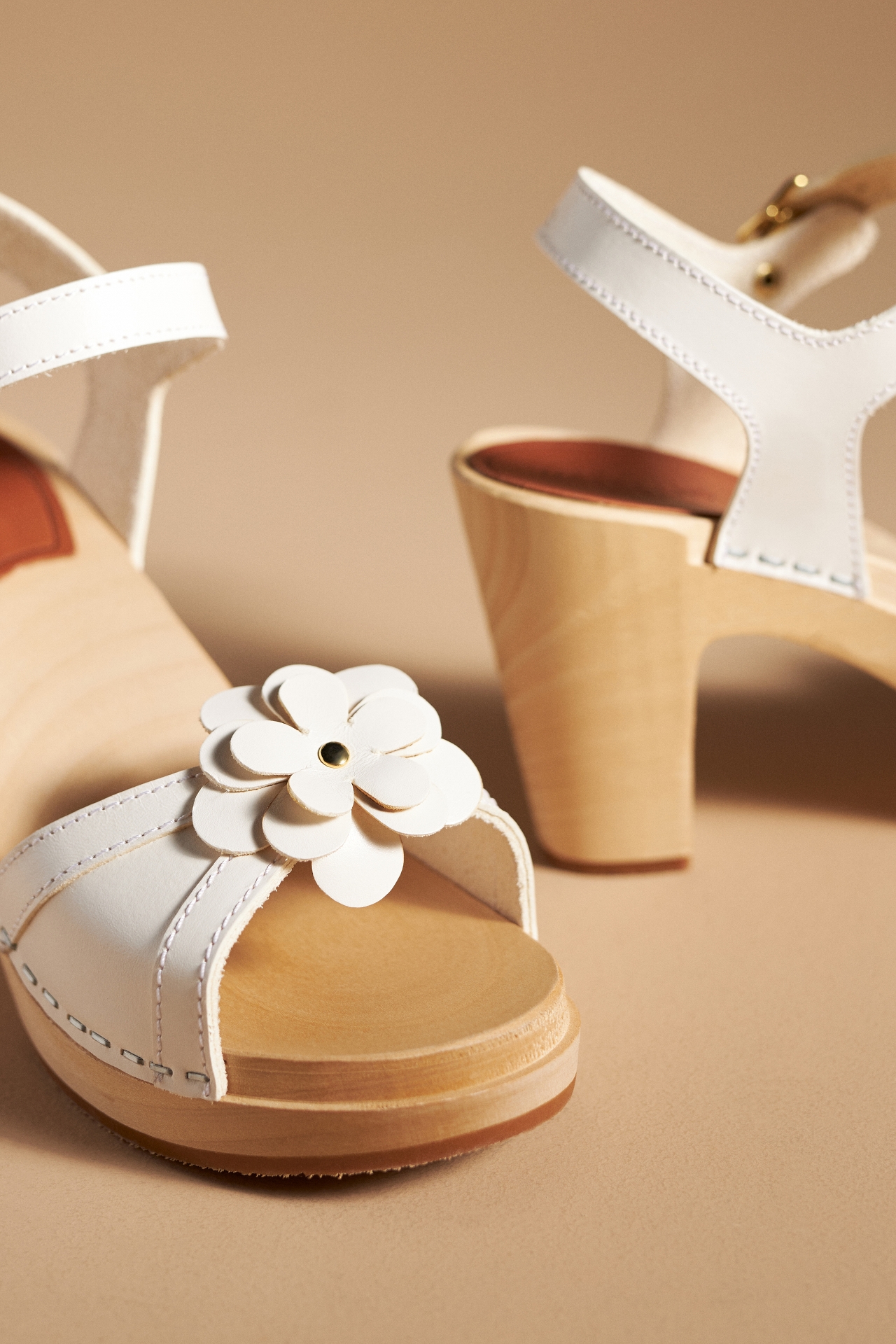 Swedish Hasbeens Flower Heels