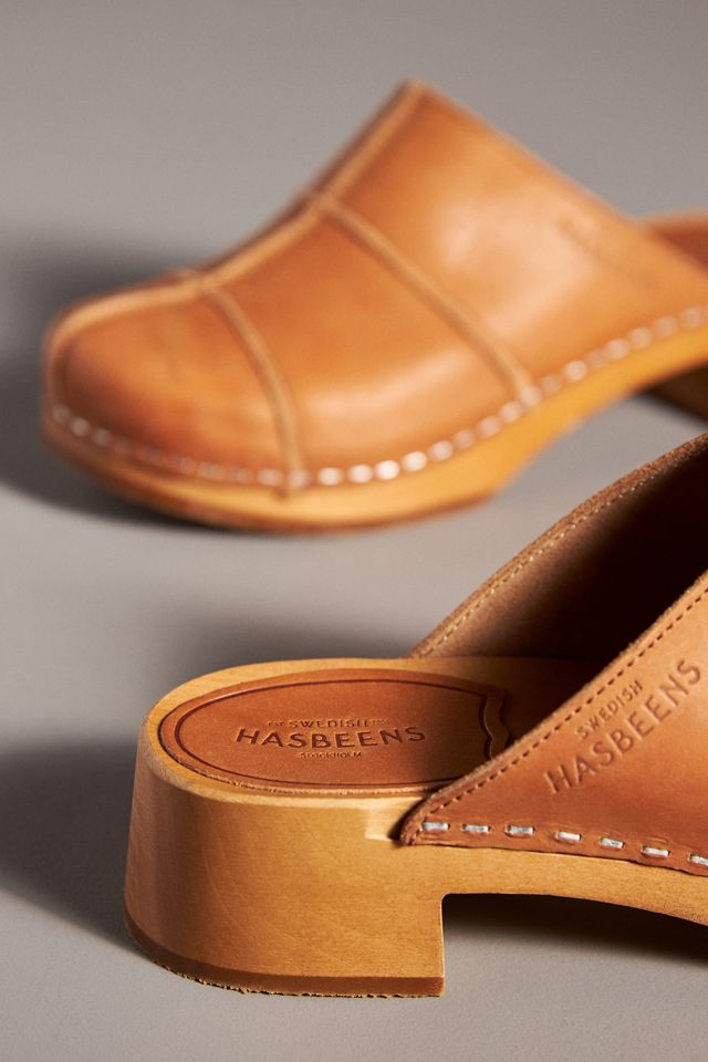 Swedish Hasbeens Rough Stitched Clogs #2