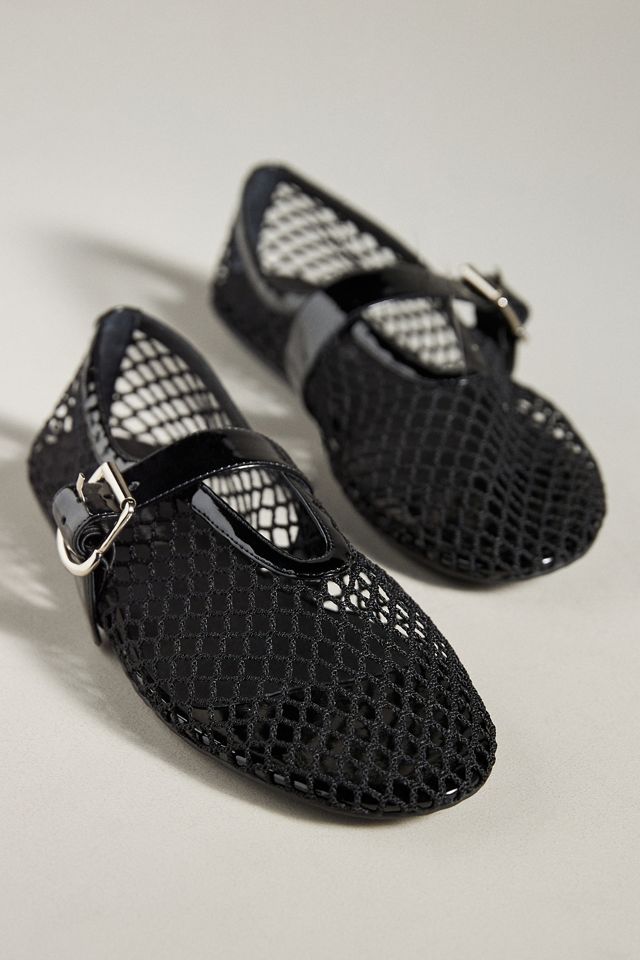 Jeffrey Campbell Netted Flats Anthropologie