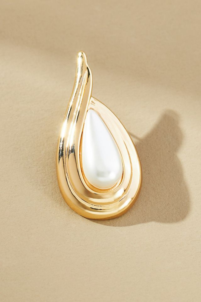 The Restored Vintage Collection: Pearl Teardrop Earrings #3