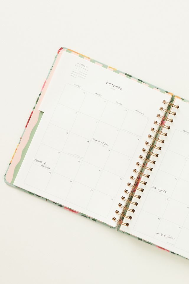 Rifle Paper Co. 2025 17Month Academic Hardcover Spiral Planner