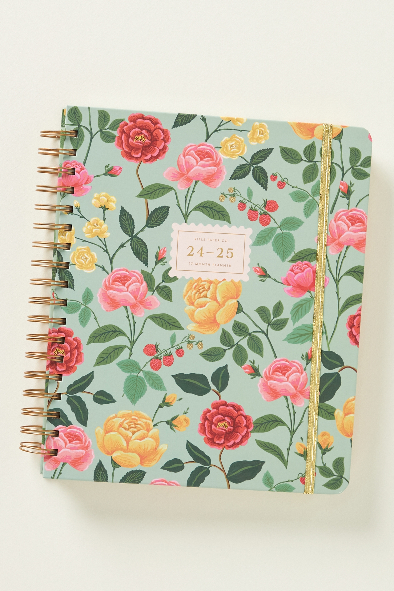 Rifle Paper Co. 2025 17-Month Academic Hardcover Spiral Planner