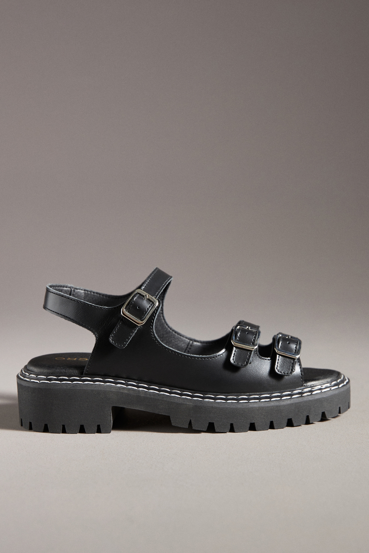 Pilcro Buckle Stompy Sandals