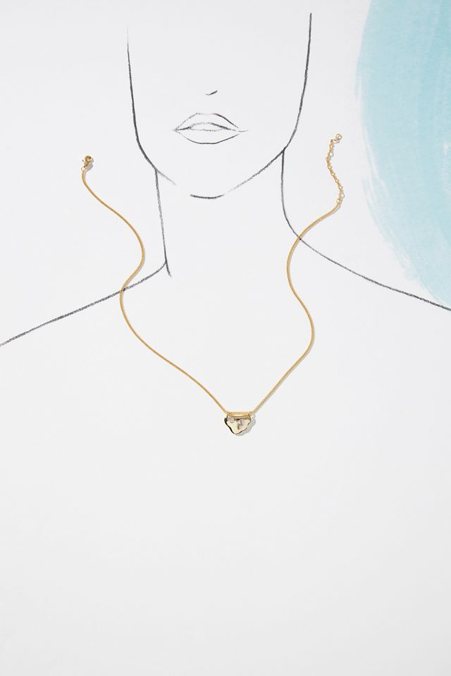 Molten Abstract Pendant Necklace #2