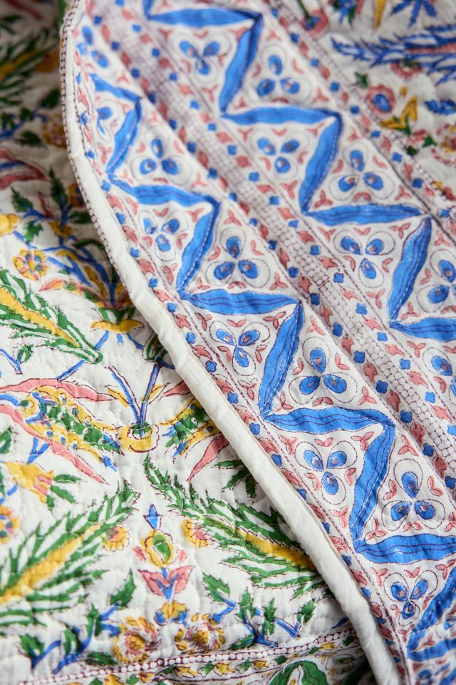 Quilted Cotton Throw #4