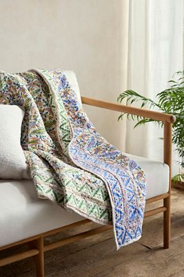 Quilted Cotton Throw