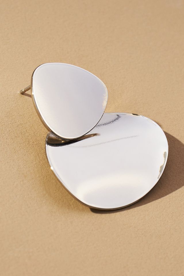 Double Oval Drop Earrings #1