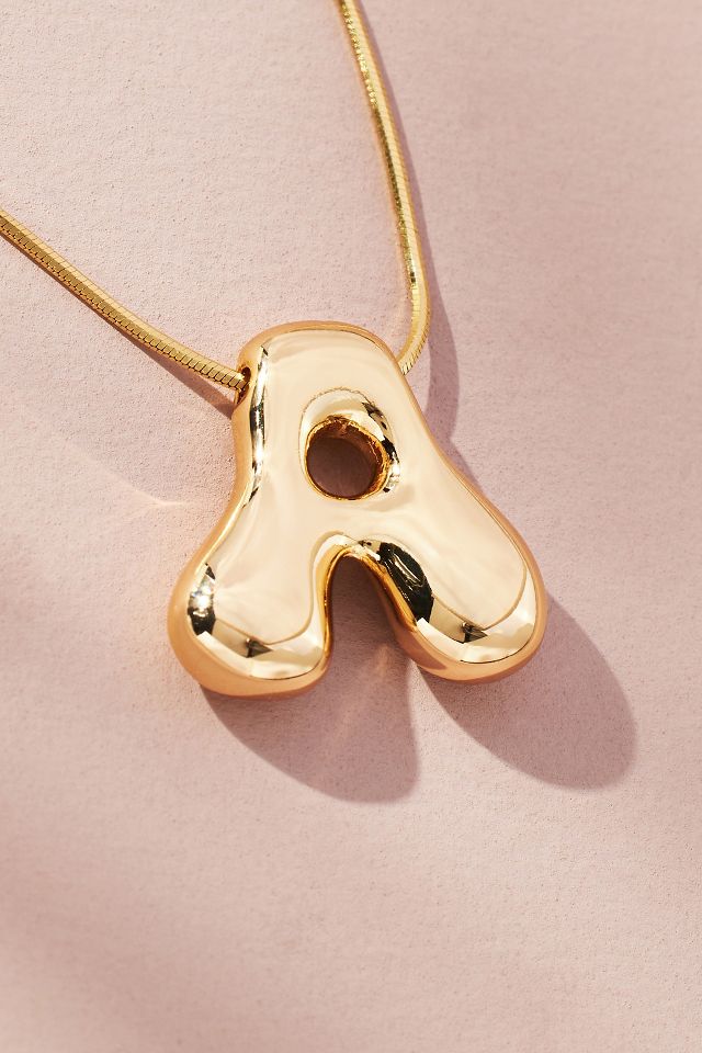 Anthropologie on sale letter necklace