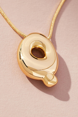 Collier Monogramme Bulle Plaqué Or par - By Anthropologie - Modalova