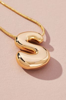 Bubble Initial Necklace