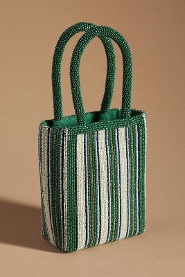 Shop By Anthropologie Beaded Mini Tote In Multicolor