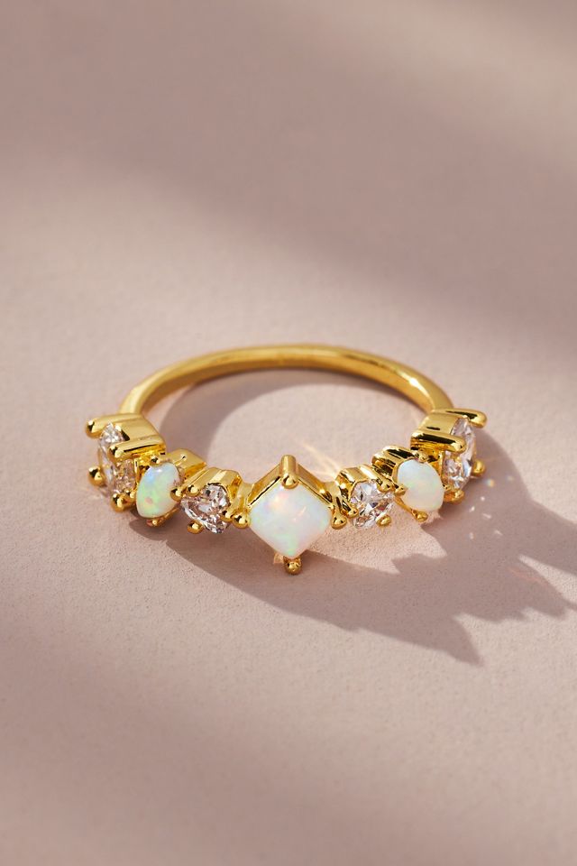 Multi Crystal Ring #1