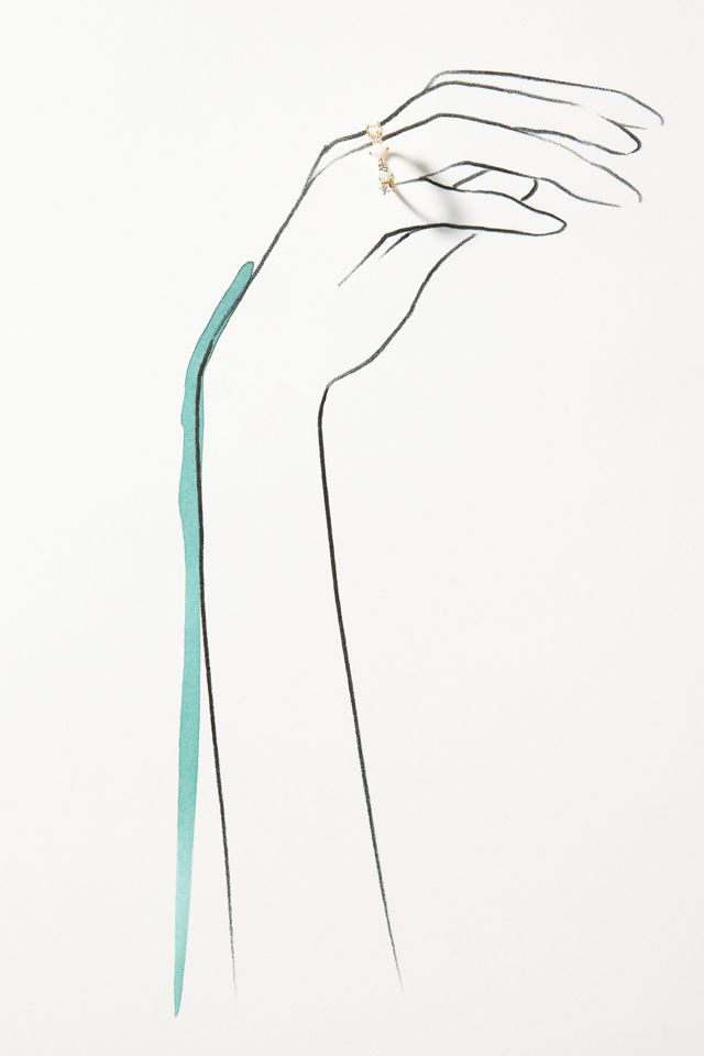 Multi Crystal Ring #2