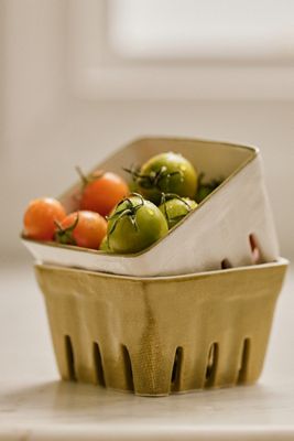 Linnea Stoneware Berry Basket