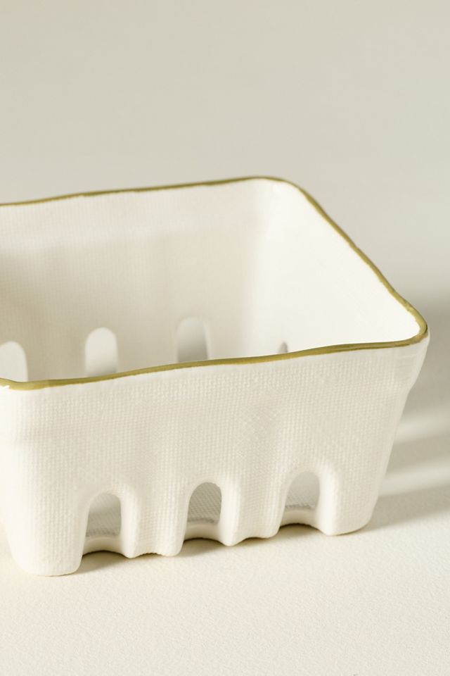 Linnea Stoneware Berry Basket #1
