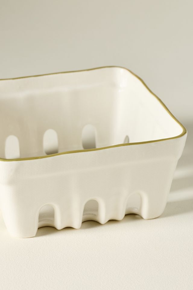 Linnea Stoneware Berry Basket #6