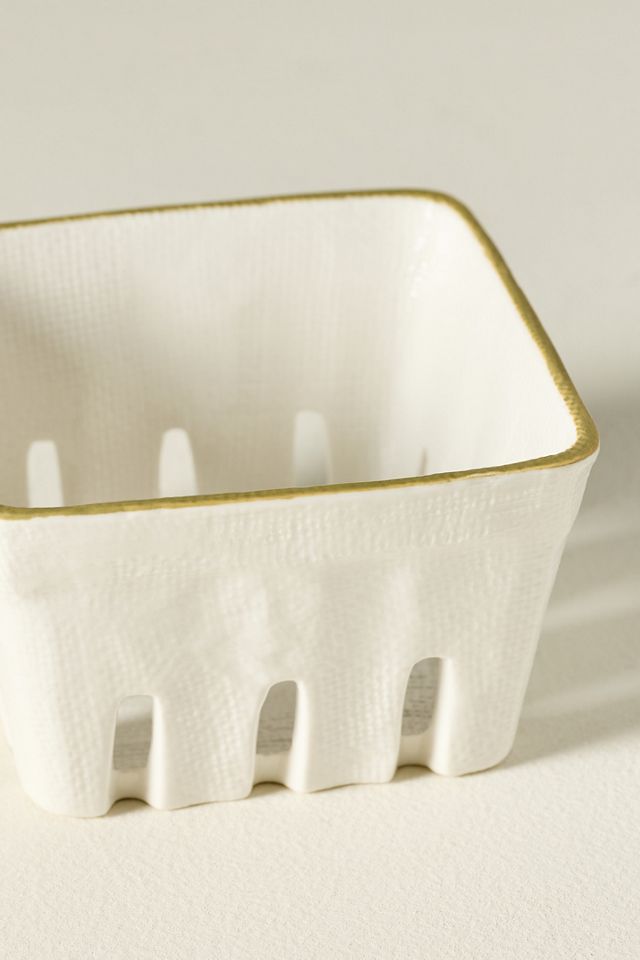 Linnea Stoneware Berry Basket #8