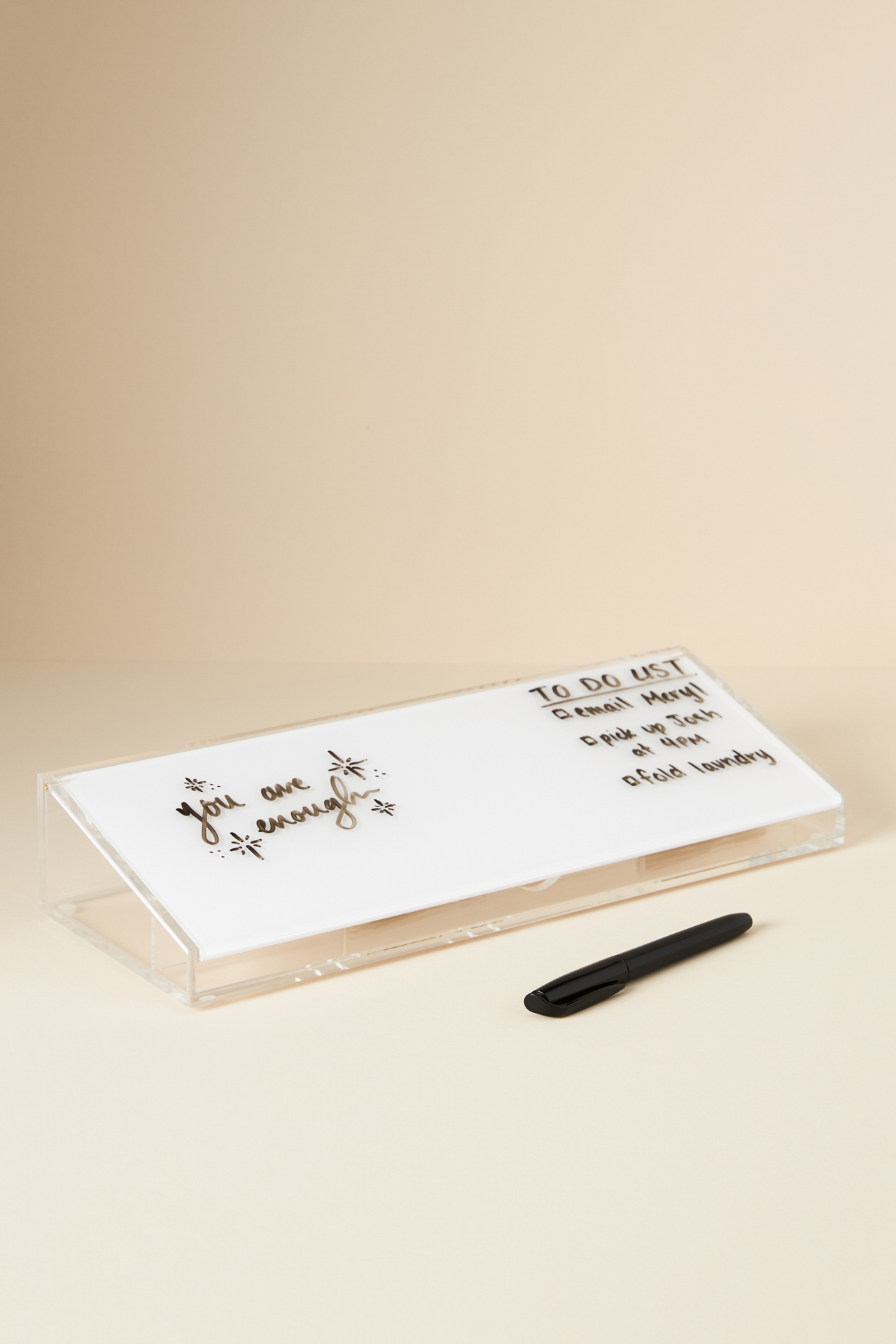 Acrylic Dry Erase Desk Organizer