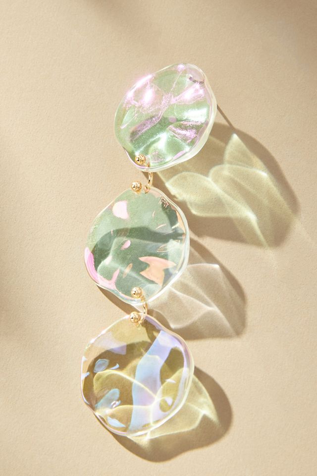 Triple Circle Drop Earrings #1