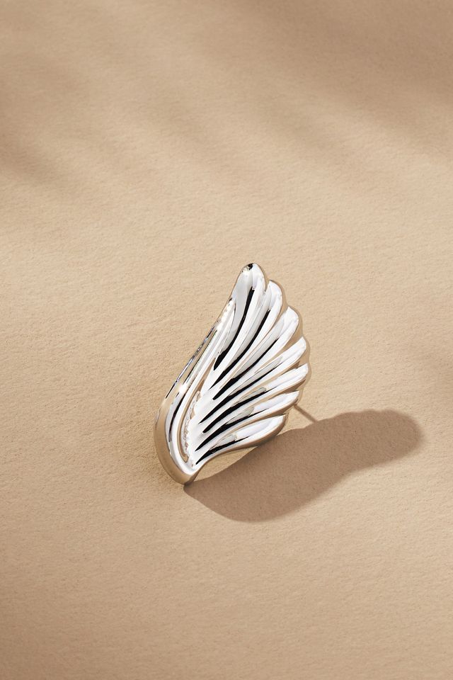 Metal Wing Earrings #1