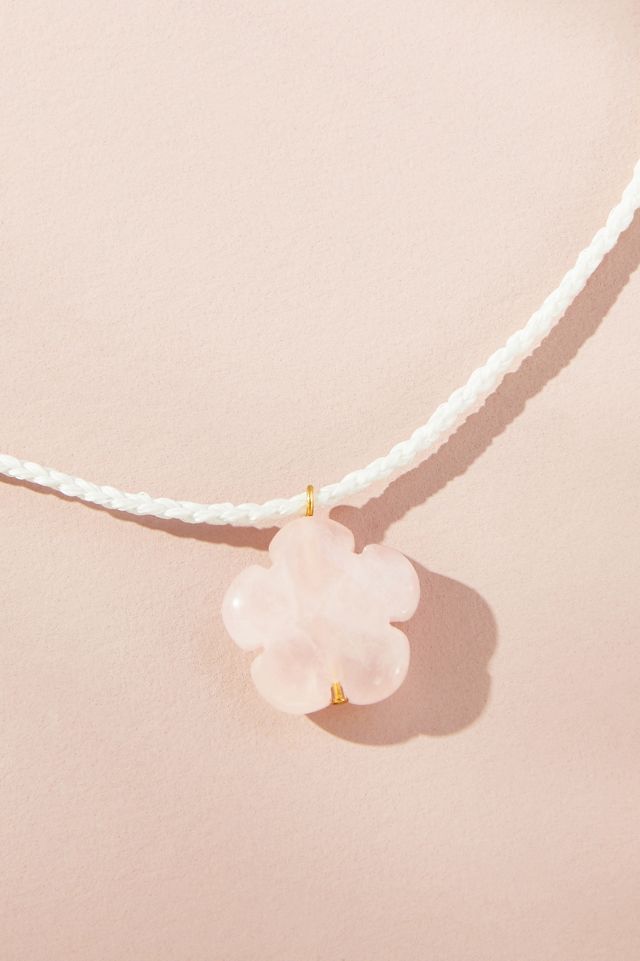 Cord Resin Pendant Necklace #2