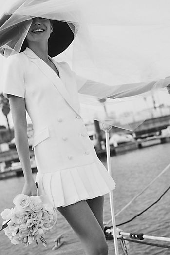 Amanda Uprichard Mesha Short-Sleeve Mini Dress
