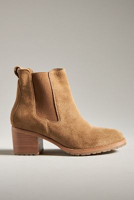 Shop Nisolo Ana Go-to Heeled Chelsea Boots In Beige