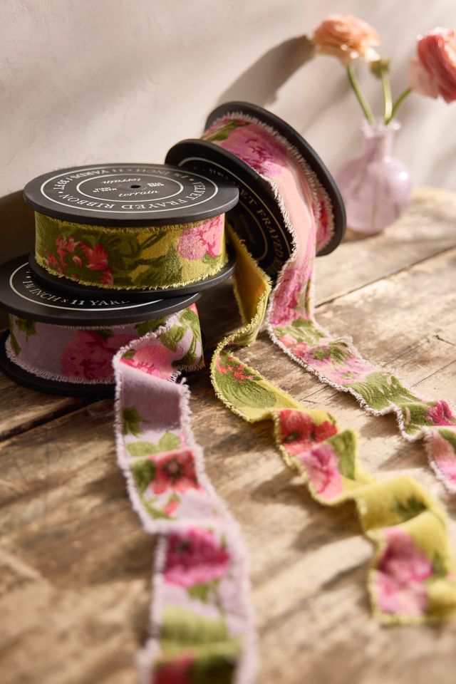 Floral Velvet Ribbon | Anthropologie