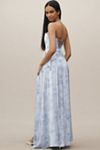 V. Chapman Cecilia Satin Strapless Corset Dress