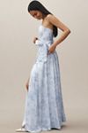 V. Chapman Cecilia Satin Strapless Corset Dress