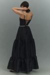 V. Chapman Lucetta Corset Tiered Maxi Dress