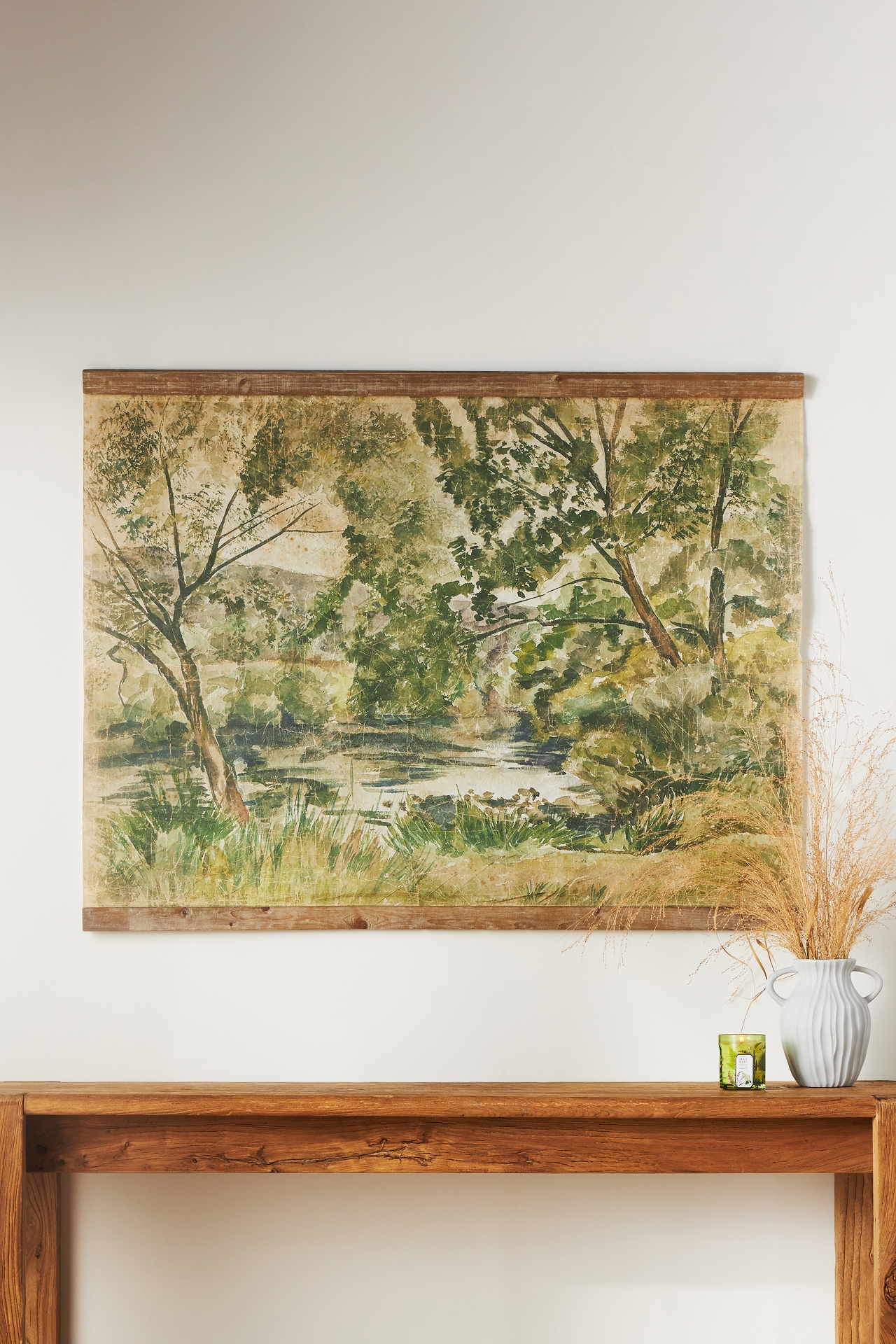 Pond Scene Tapestry