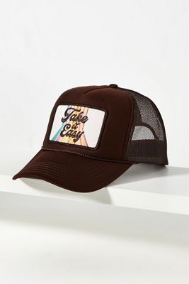 Friday Feelin' Lucky Charm Trucker Hat in Green