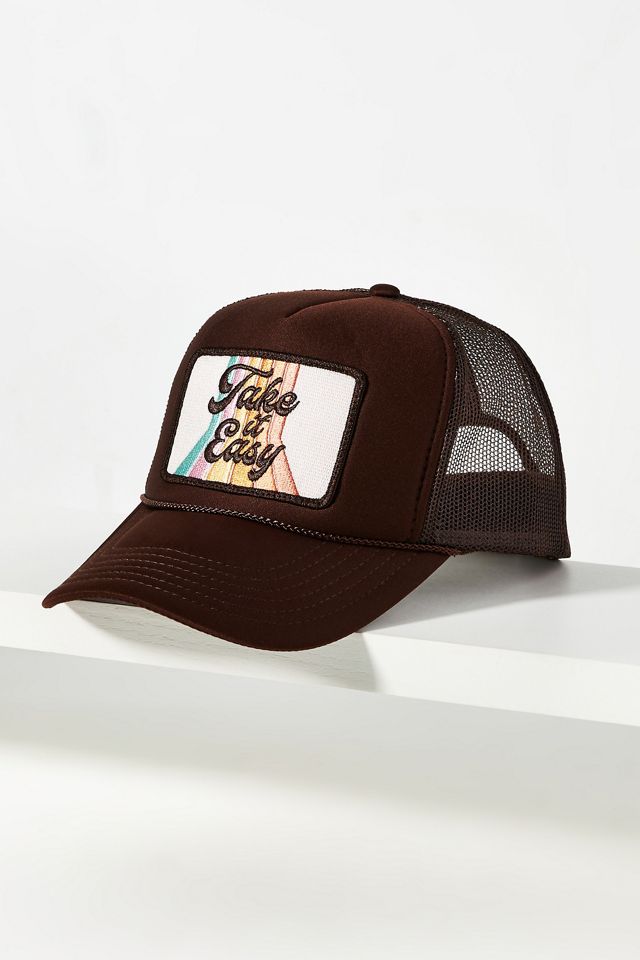 Friday Feelin Take it Easy Anthropologie Trucker | Hat