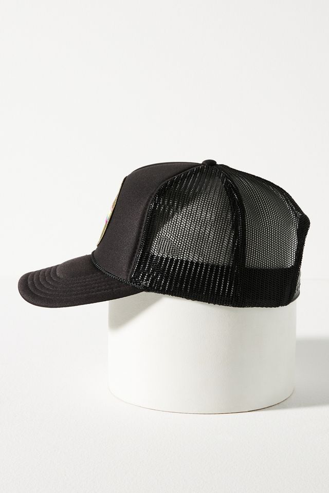 Friday Feelin Electric Rainbow Trucker Hat #2